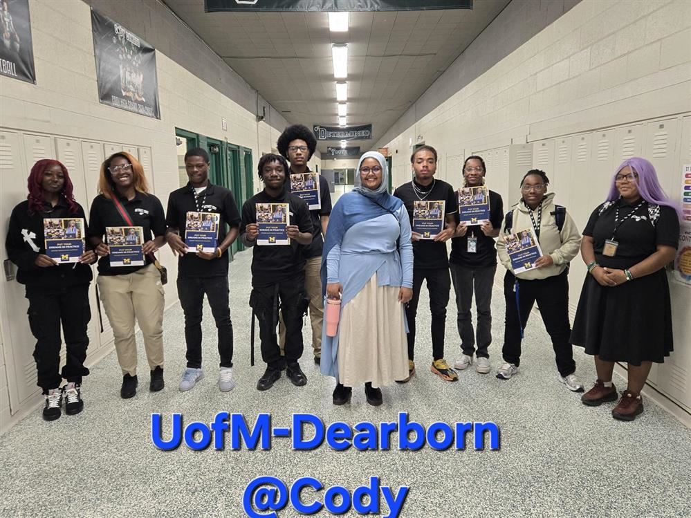  UofM Dearborn Visit Cody